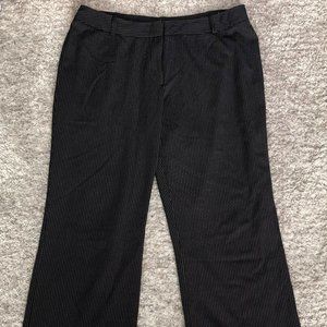 Worthington Curvy Fit Black Pinstripe Toursers